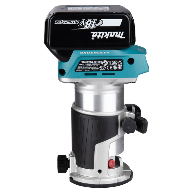 Makita 18V freza DRT50Z universaliems frezavimo darbams