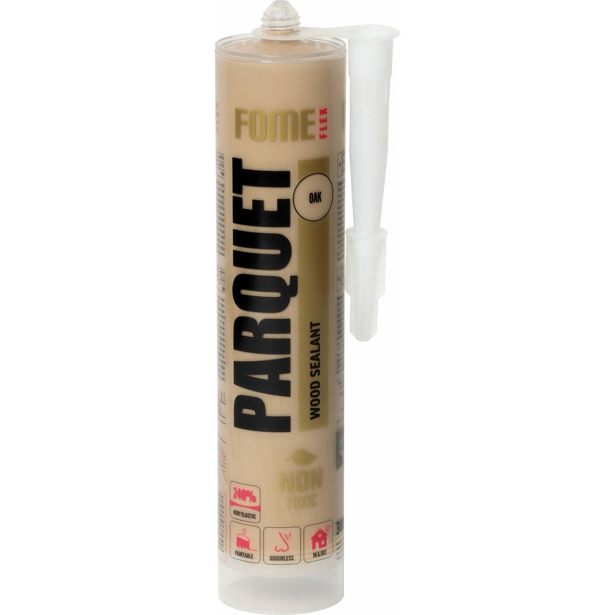 FOME FLEX PARQUET hermetikas ąžuolo spalvos parketo sandūrų užpildymui