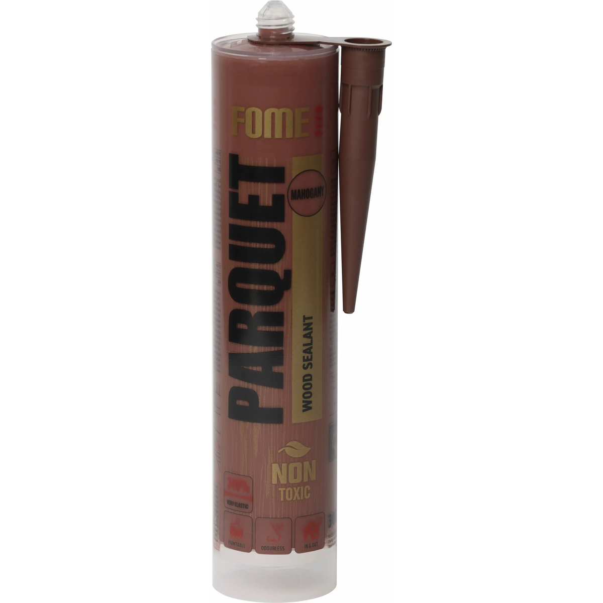 FOME FLEX PARQUET hermetikas raudonmedžio spalvos 300ml tūbelė parketo remontui