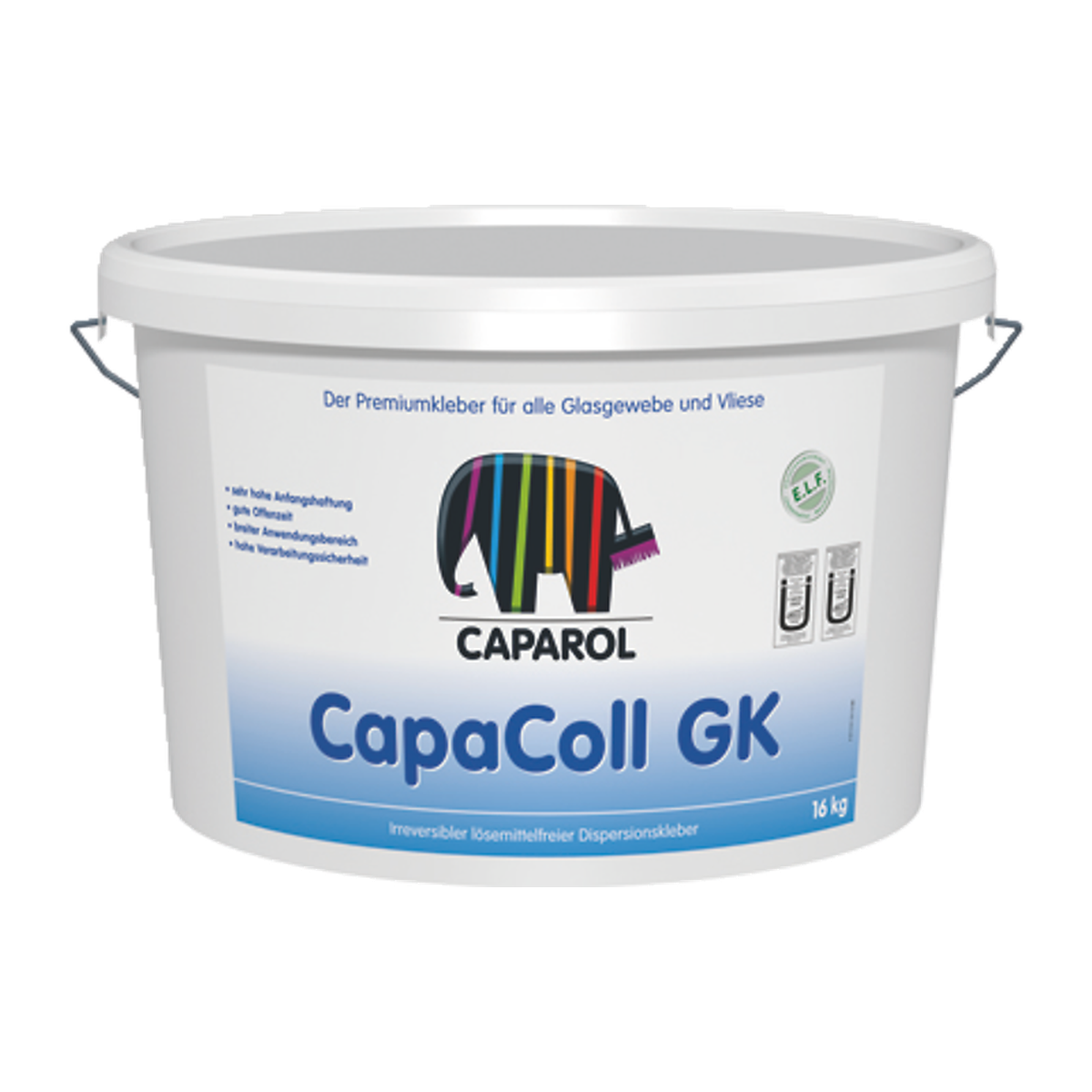 CAPAROL CAPACOLL GK 16 kg klijai stiklo audiniams ir sienų dangoms