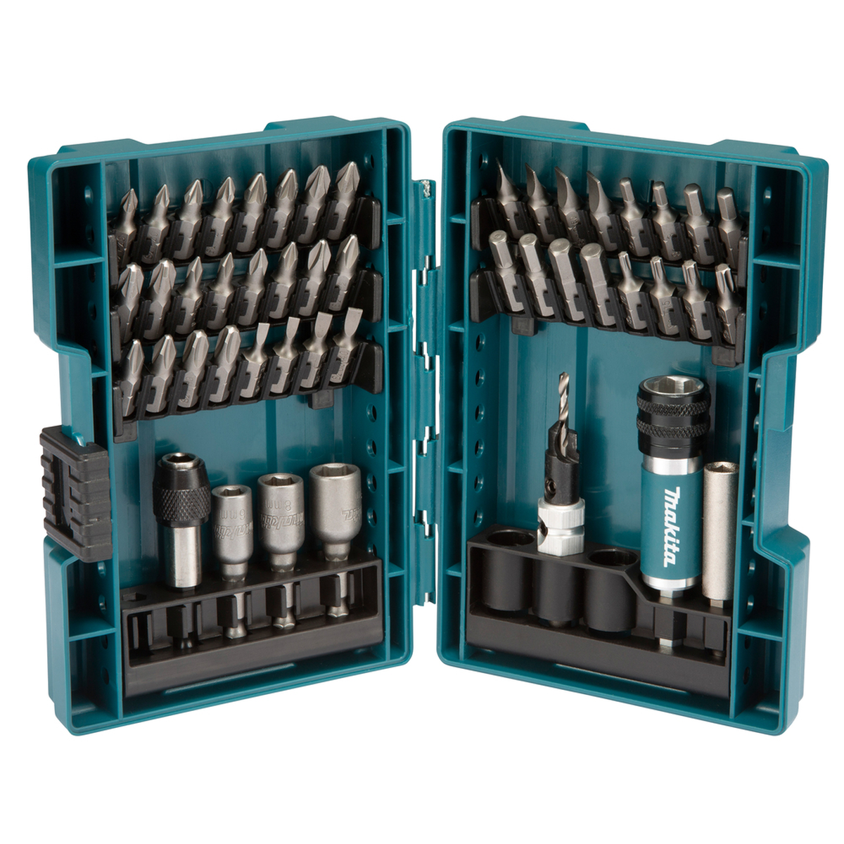 Makita D-73461 47 dalių sukimo antgalių komplektas plastikinėje dėžutėje