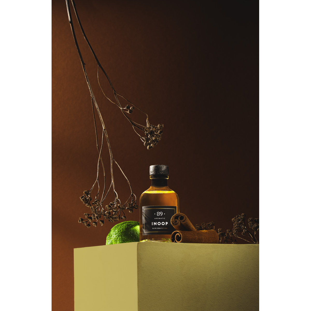 Prabangus aliejinis namų aromatas INOOP 50ml buteliuke su lazdelėmis