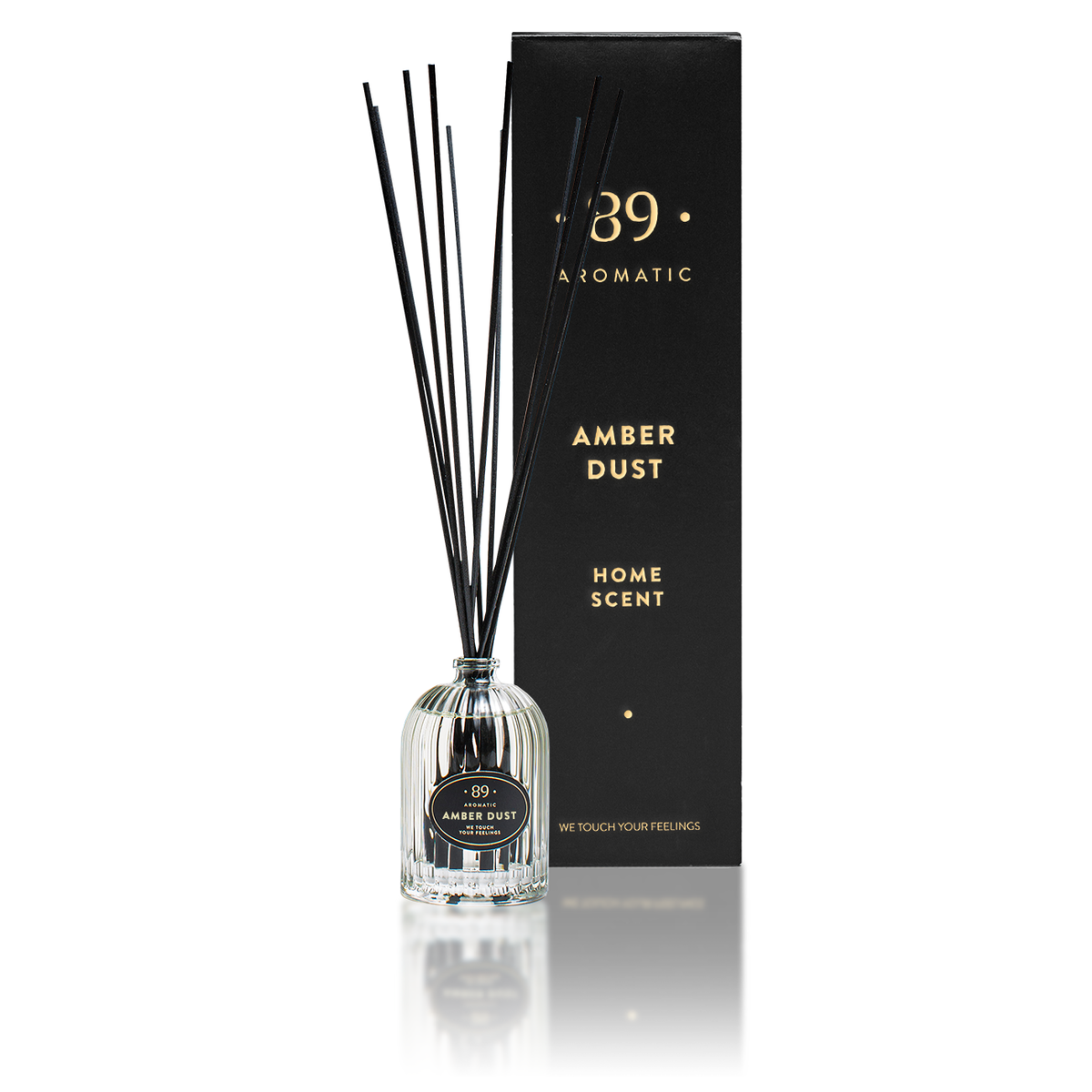 Aromatic 89 Retro Amber Dust namų kvapas su lazdelėmis 50ml vintažiniame butelyje