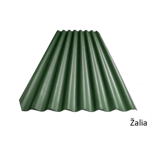 Eternit Agro XL banguotas lakštas rudos spalvos, 2500x1130mm matmenys