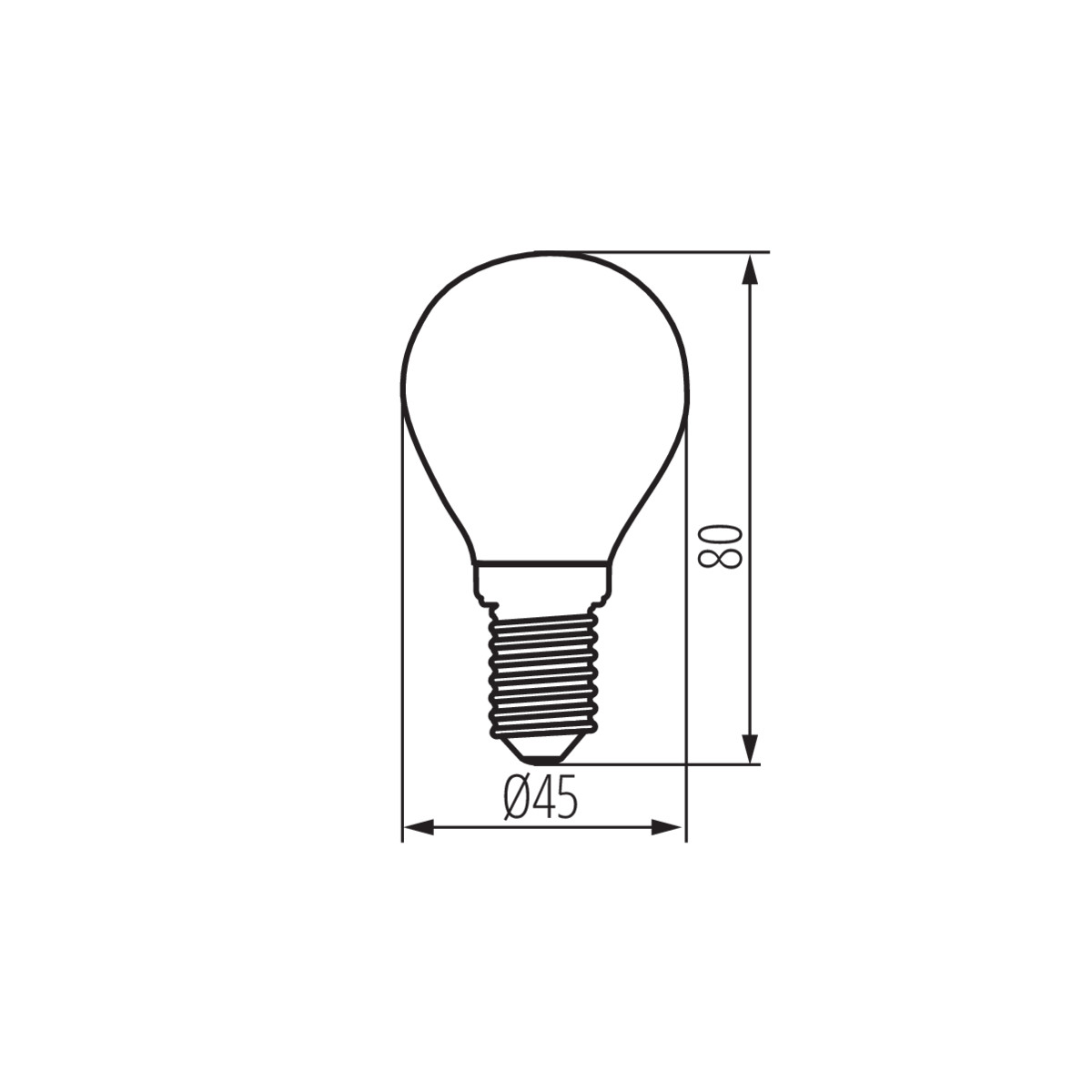 Energiją taupanti LED lemputė 6W su E14 cokole 810 liumenų