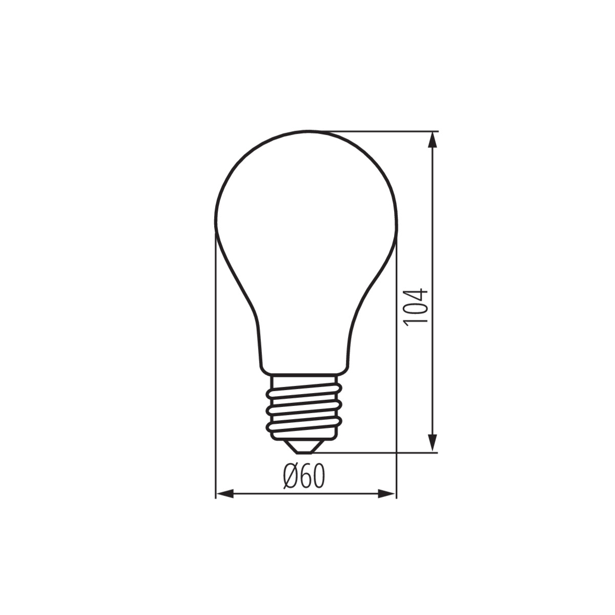 Energiją taupanti LED lemputė 810 lumenų Kanlux 230V