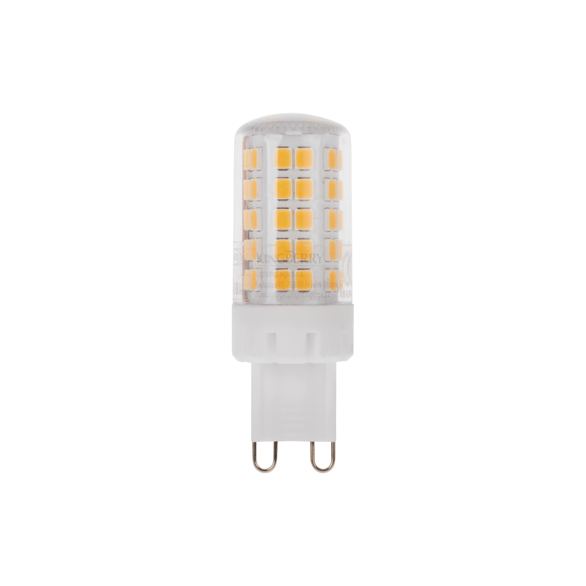 LED lemputė G9 4.8W 3000K šiltos šviesos namų apšvietimui