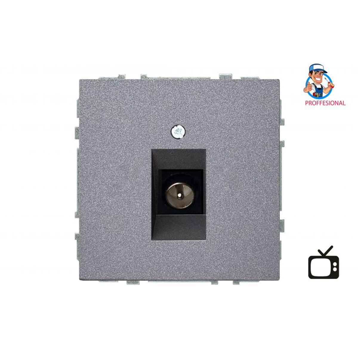 Liregus Modern TV lizdas juoda spalva ITVL-1-01.M/BM priekinis vaizdas