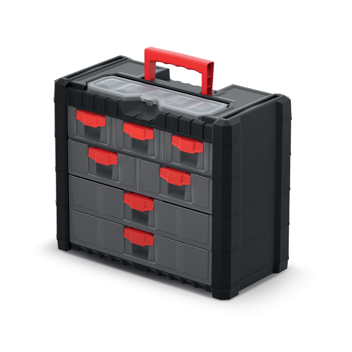 MULTICASE CARGO sistemos organizatorius tvirtinamas prie sienos