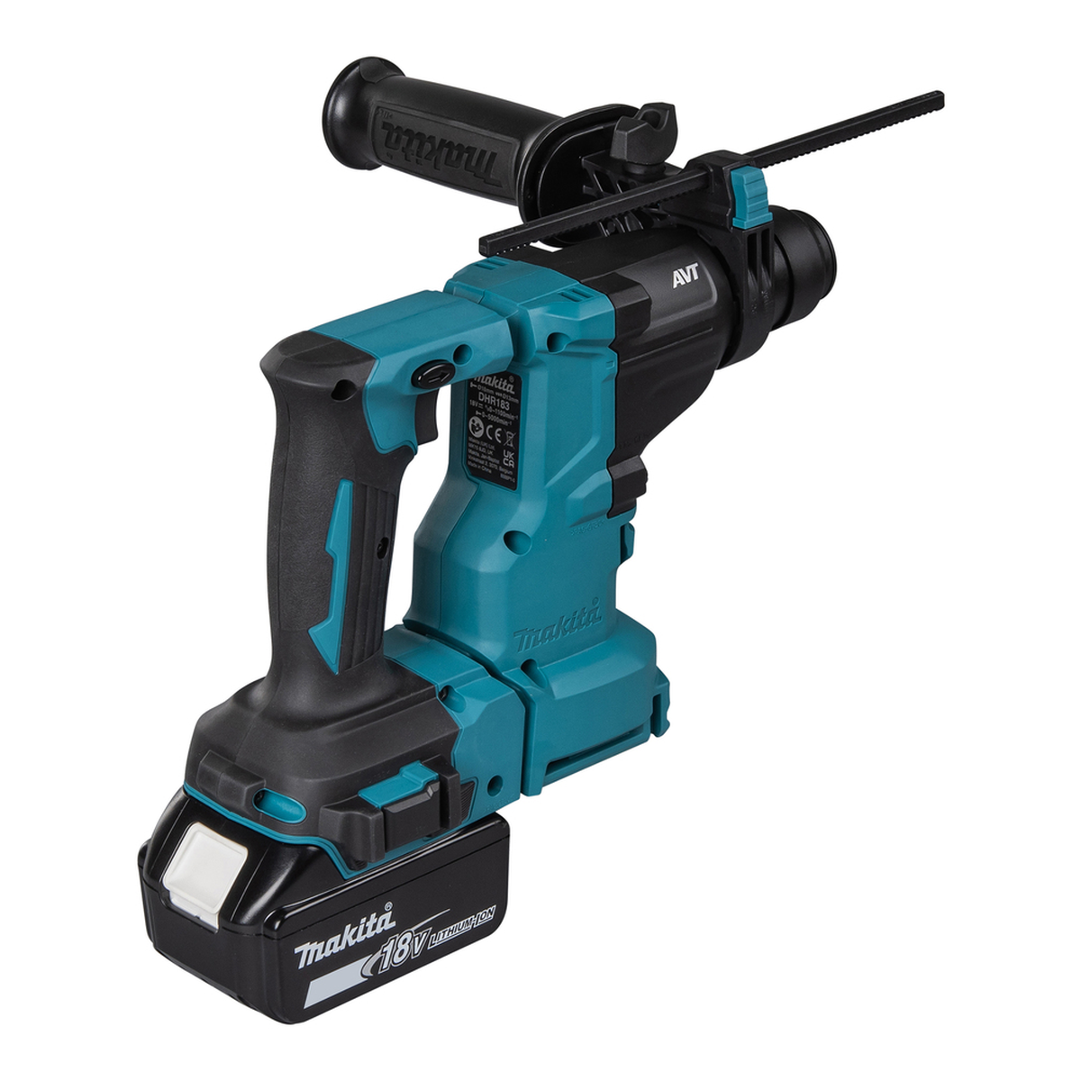 Lengvas Makita DHR183Z perforatorius su AVT anti-vibracinė technologija