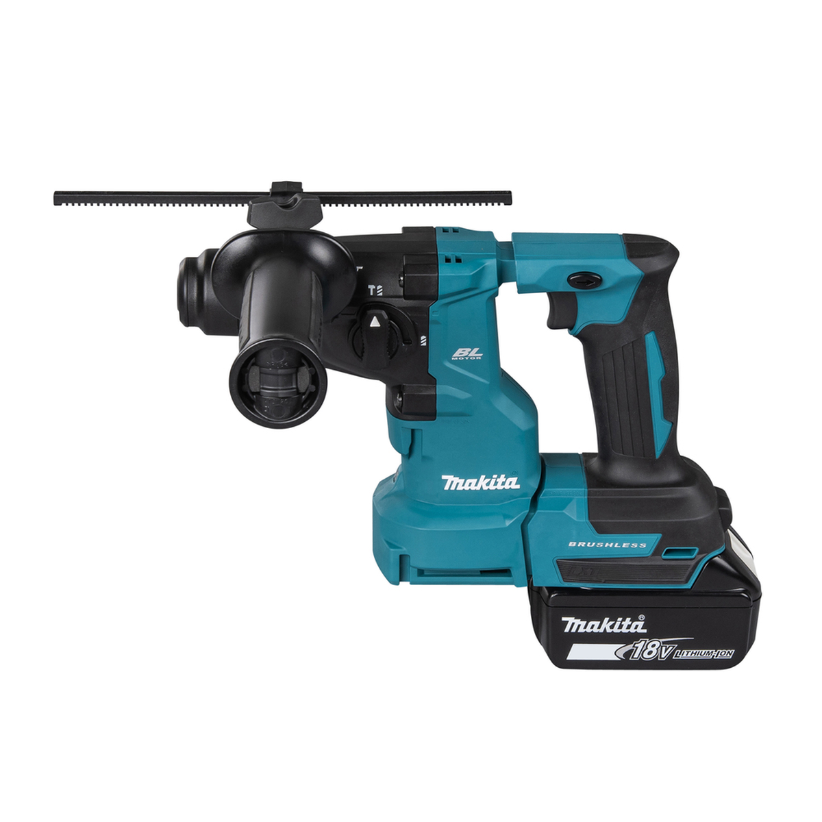 Kompaktiškas Makita bešepetėlis perforatorius DHR183Z su vibracijų slopinimu