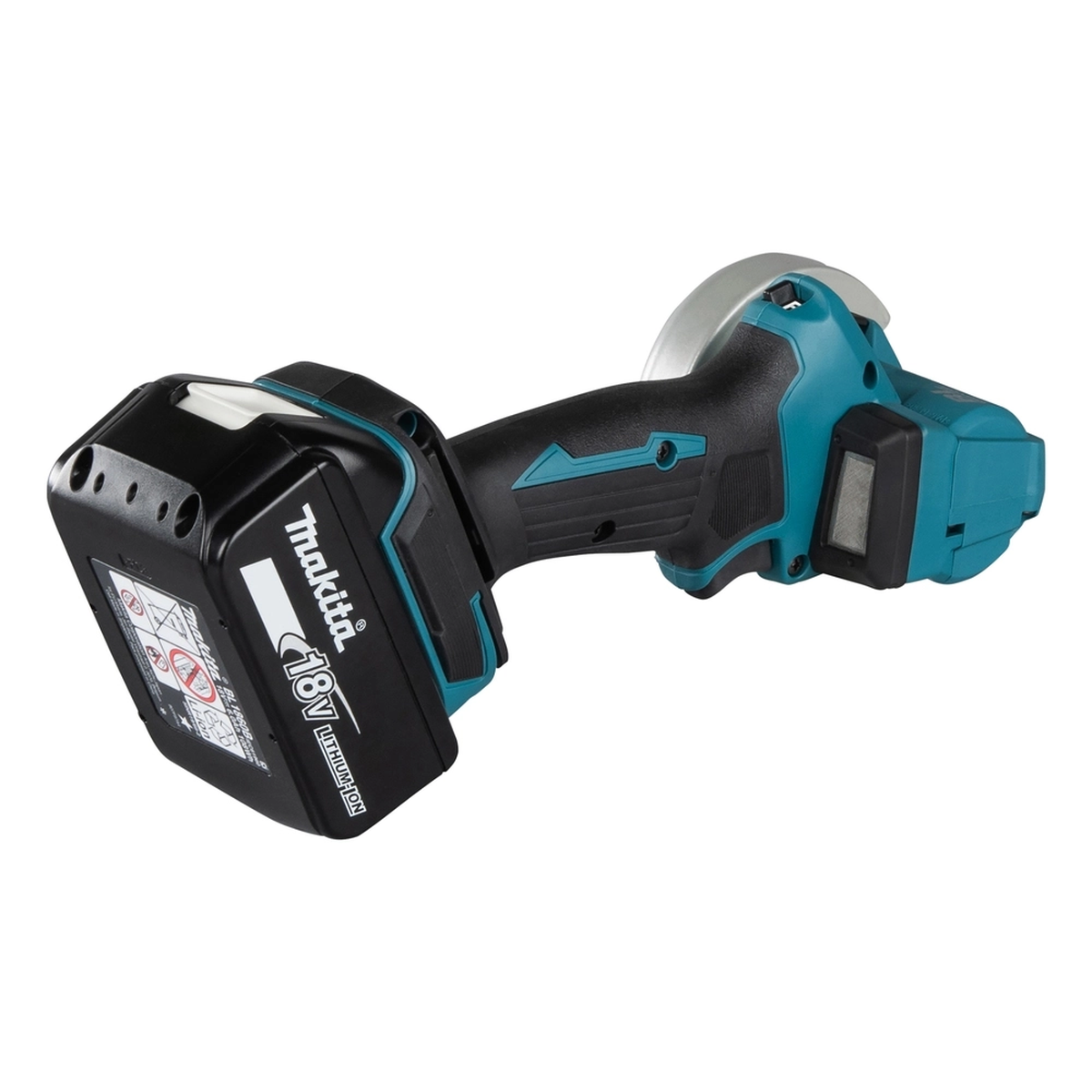Makita DMC300Z pjaustytuvo ergonomiškas dizainas su apsauga nuo perkrovos ir LED indikatoriumi