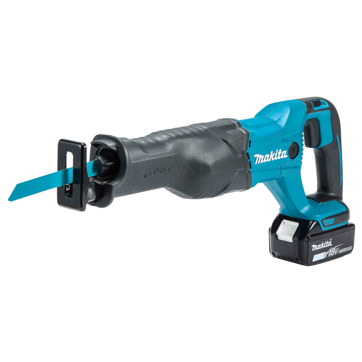Makita DJR186Z pjūklo ašmenų keitimo sistema