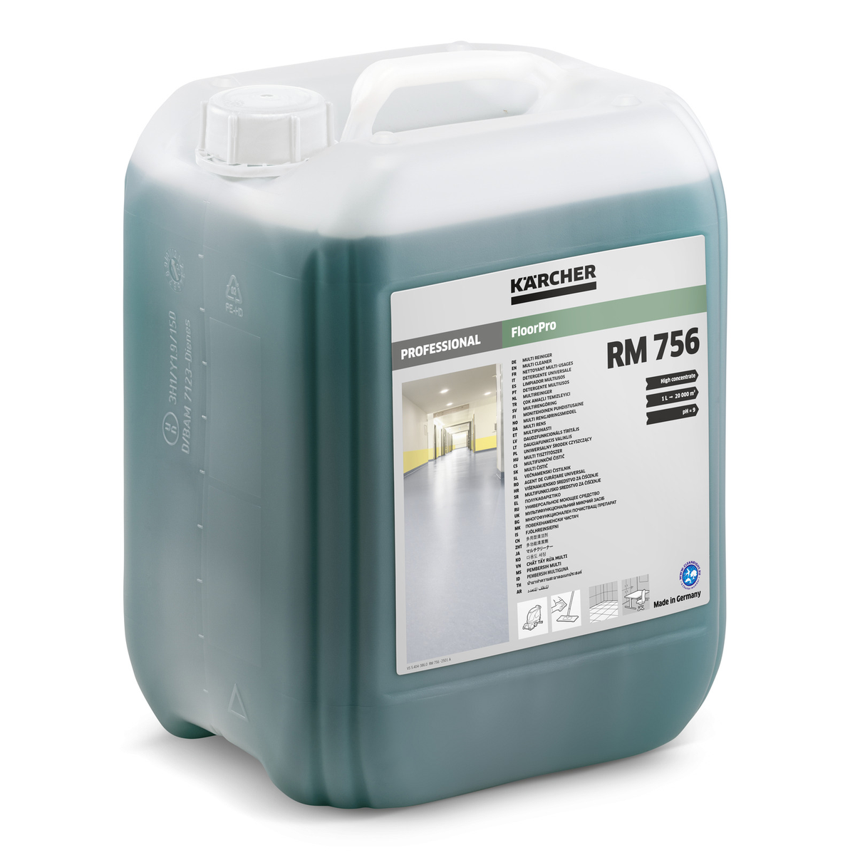Karcher FloorPro RM 756 universalus grindų ploviklis 10 litrų