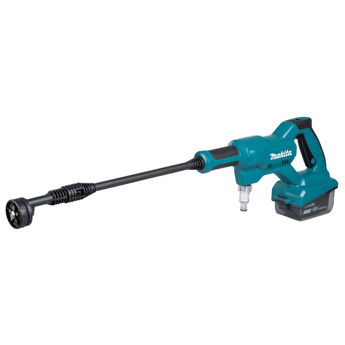 Makita 18V LXT slėginė plovykla su daugiafunkciu purkštuku