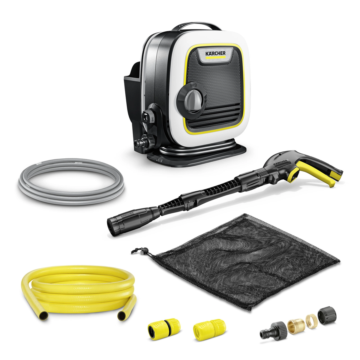 KARCHER K MINI PLUS aukšto slėgio plovykla su 5m žarna ir antgaliais