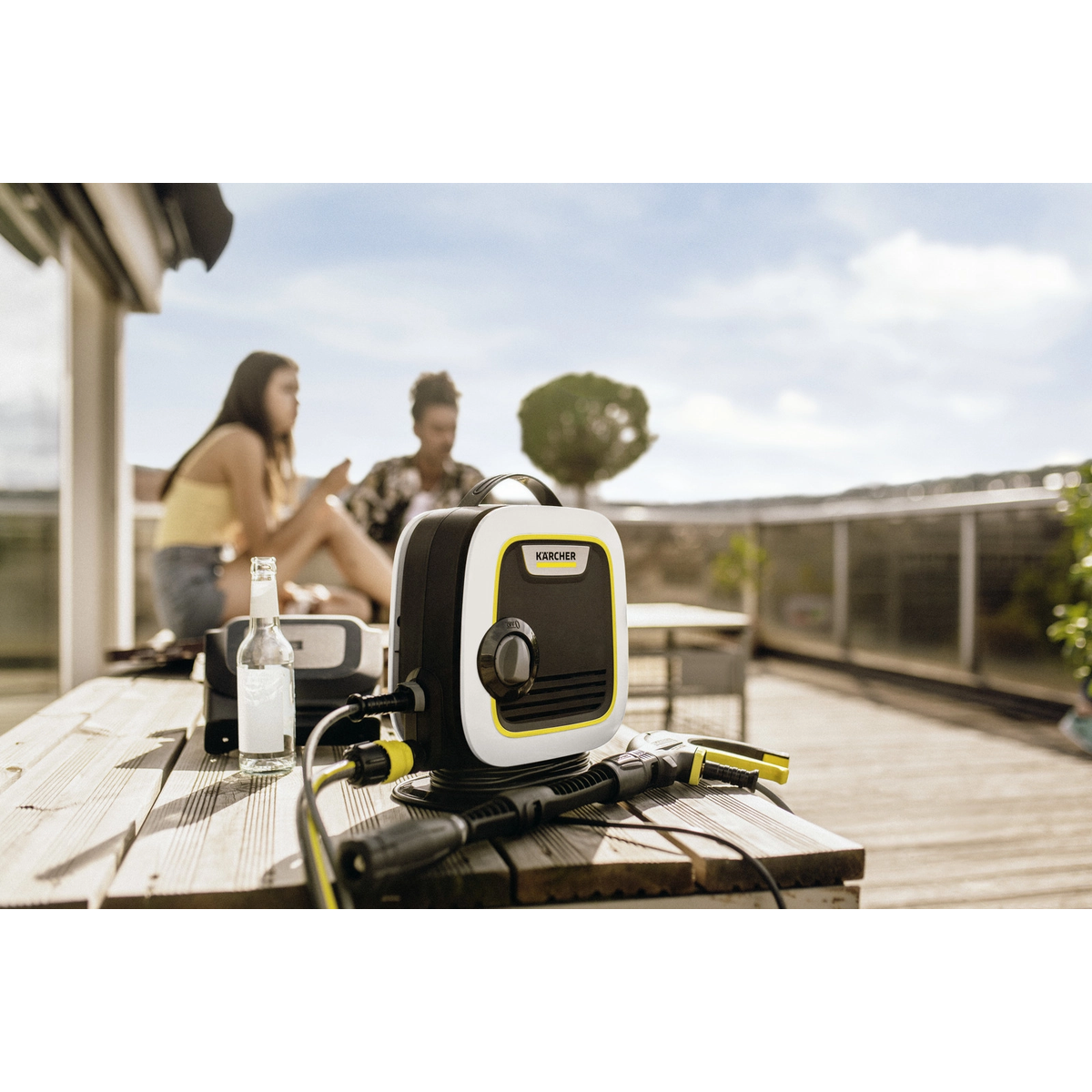 KARCHER K MINI PLUS komplektas su purškimo pistoletu ir priedais