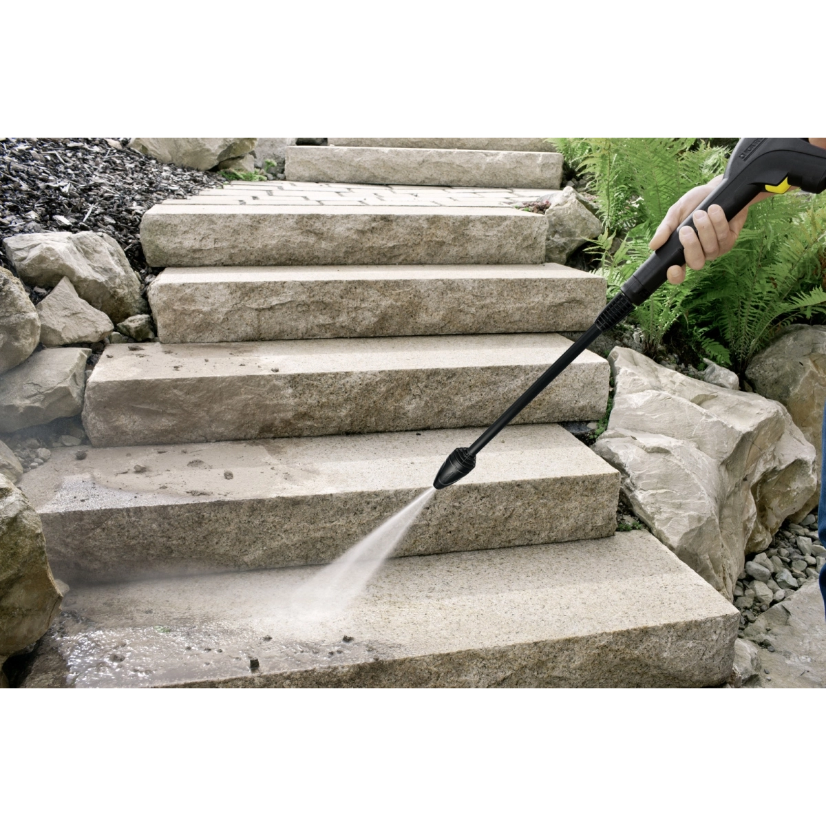 Karcher K3 plovyklos integruotas vandens filtras ir jungtys