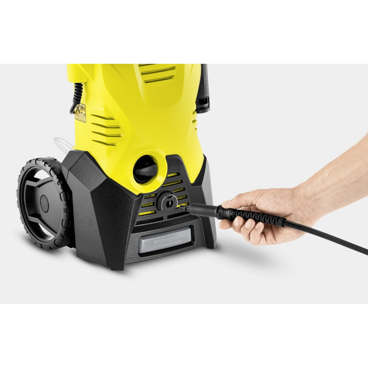 Karcher K3 komplektacija su 6m aukšto slėgio žarna ir antgaliais