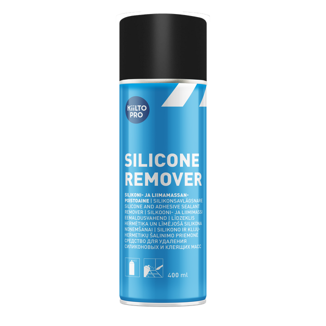 KIILTO SILICONE REMOVER 400ml aerozolinė silikono šalinimo priemonė balonu