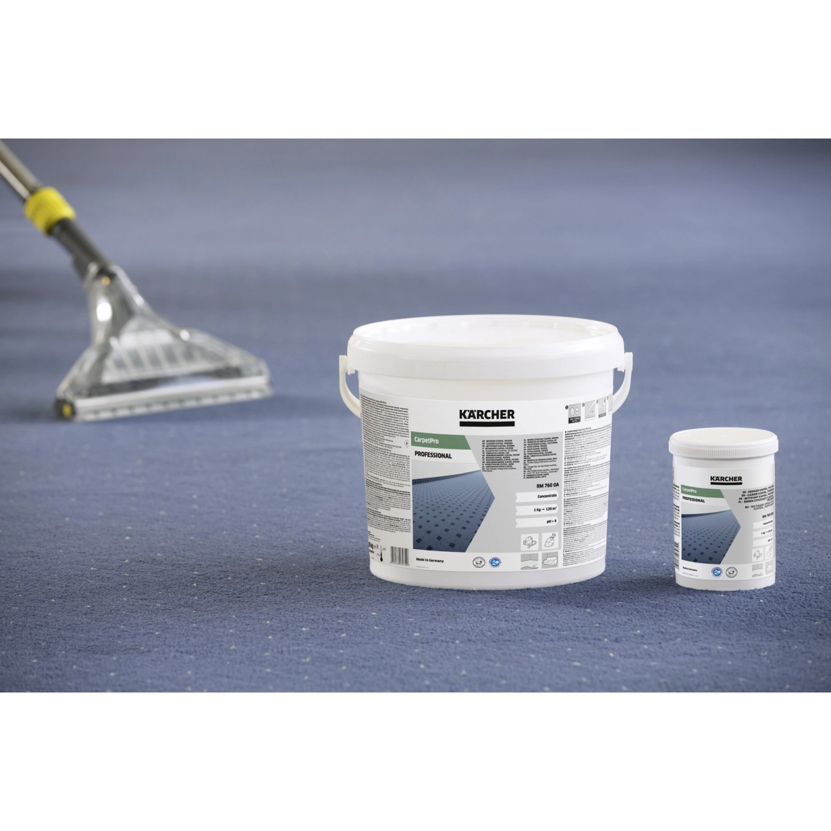 Profesionalus kilimų valymo milteliai Karcher RM760 su kvapų neutralizavimo sistema