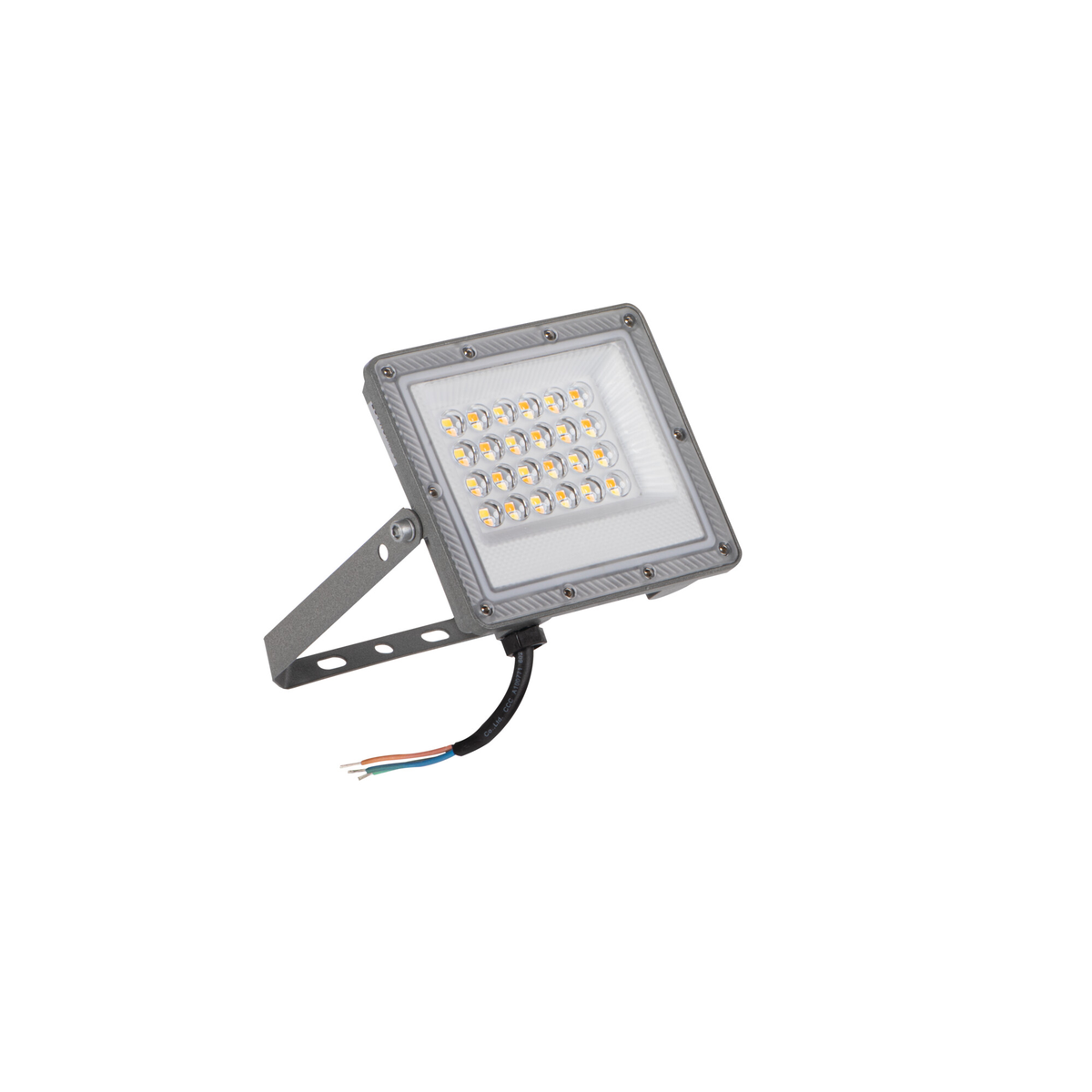 LED prožektorius ACETE 20W pilkas korpusas lauko apšvietimui