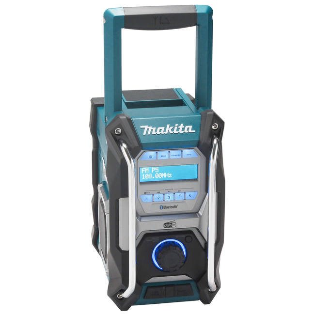 MAKITA MR004GZ akumuliatorinis statybinis radijas su DAB