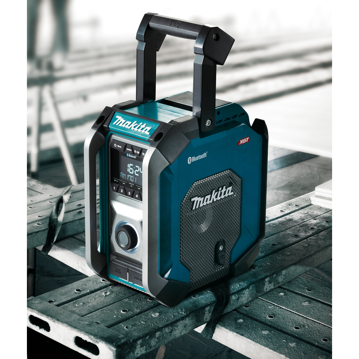 MAKITA MR006GZ radijas su elektros tinklo maitinimo adapteriu