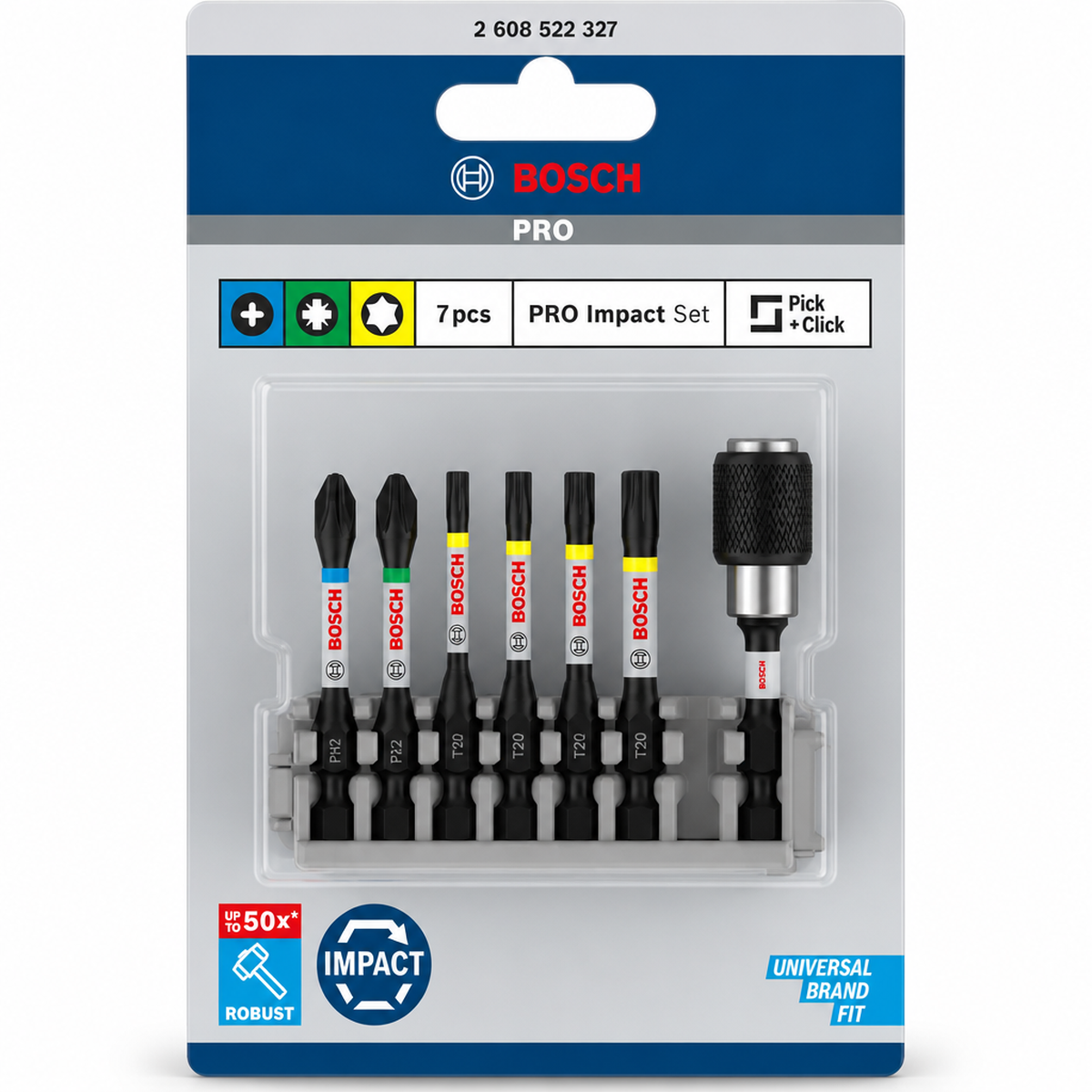Profesionalūs BOSCH sukimo antgaliai PH2 PZ2 T15 T20 T25 T30 termiškai modifikuoto plieno