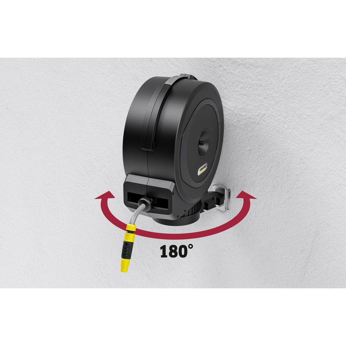 KARCHER žarnos ritės automatinis įtraukimo mechanizmas veikime