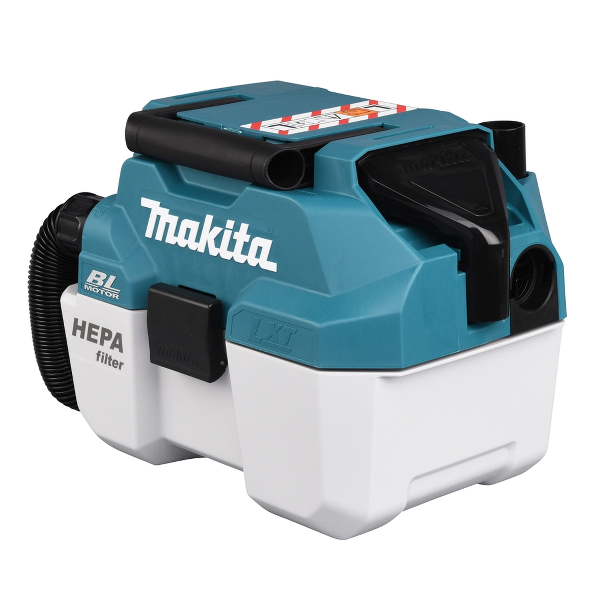 Makita DVC750LZ siurblio tampri ištempiama žarna nuo 0.5 iki 2.5m