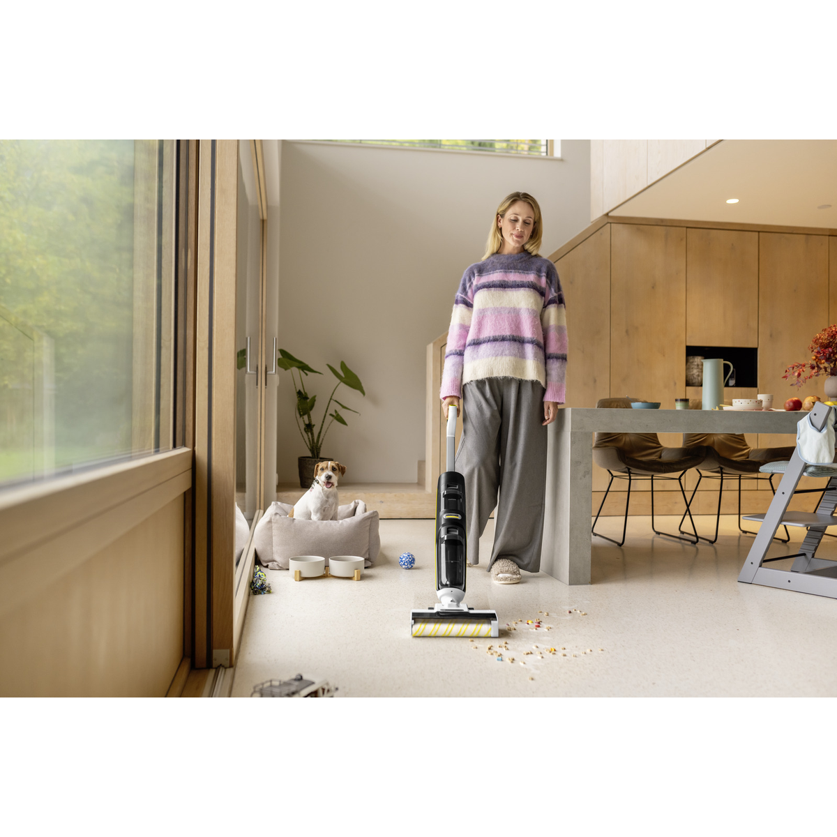 KARCHER grindų plovimo siurblys FCV4 su 45 min. akumuliatoriumi