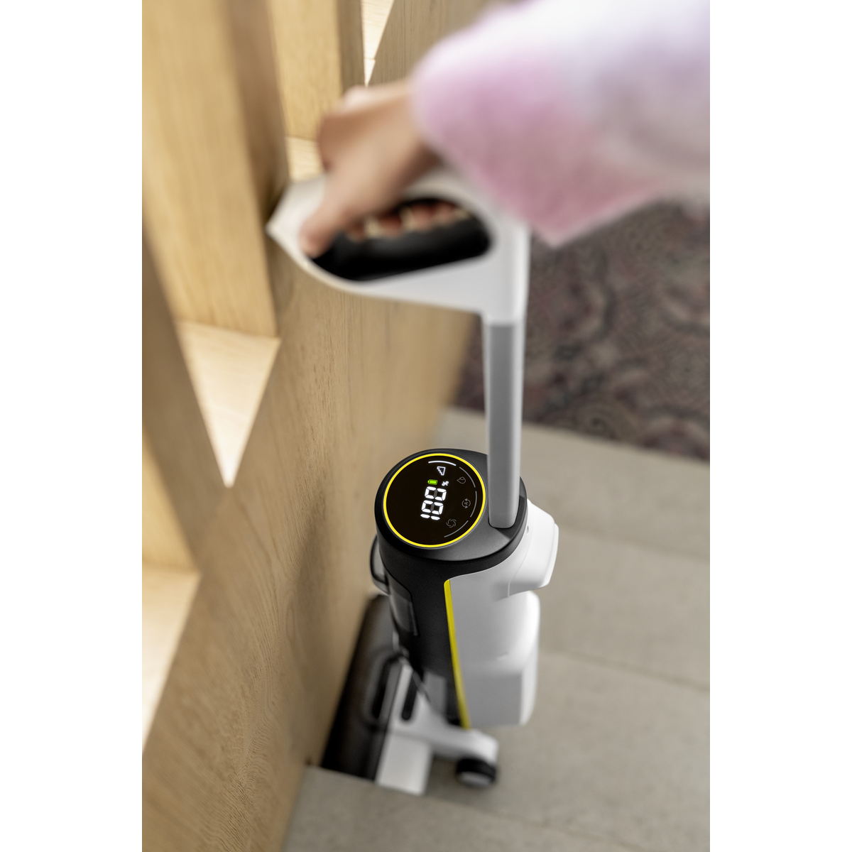 KARCHER FCV4 keturi valymo režimai - automatinis ir Stair Assist