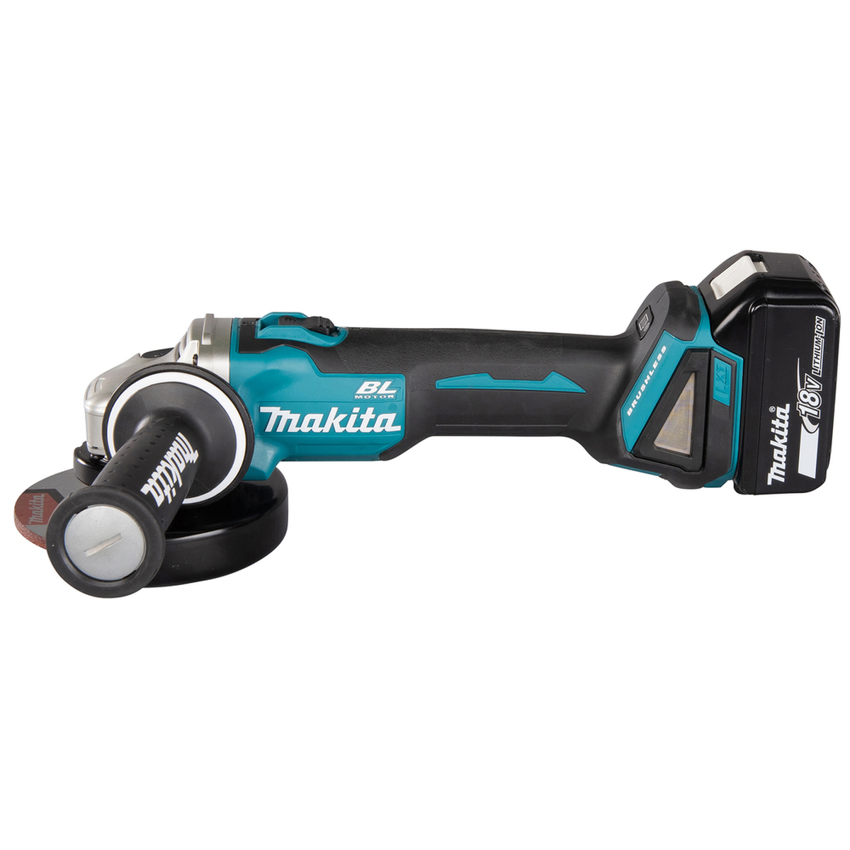 Kampinis šlifuoklis Makita DGA504 su ergonomine rankena