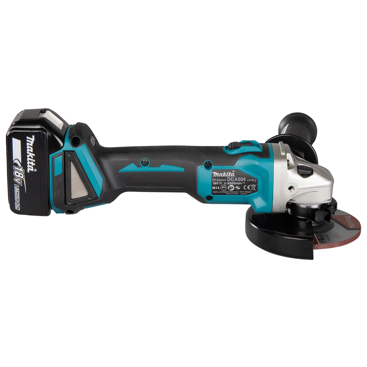 Makita DGA504 elektroninė apsauga nuo perkrovimo funkcija