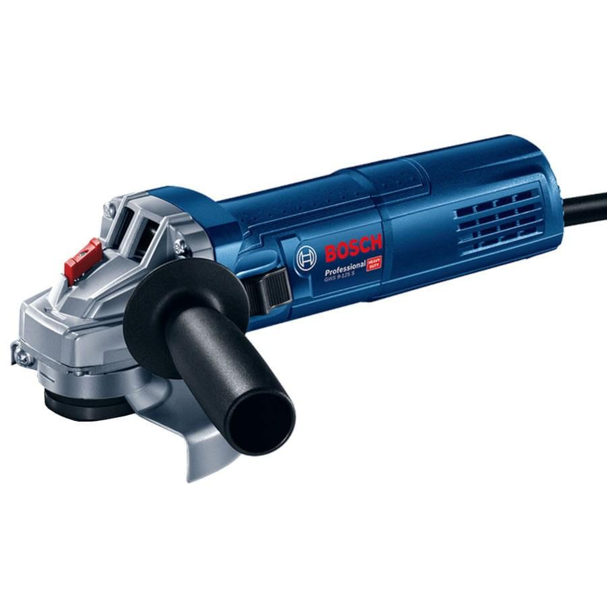 Bosch GWS 9-125 S kampinis šlifuoklis 900W su reguliuojamu greičiu metalo darbams