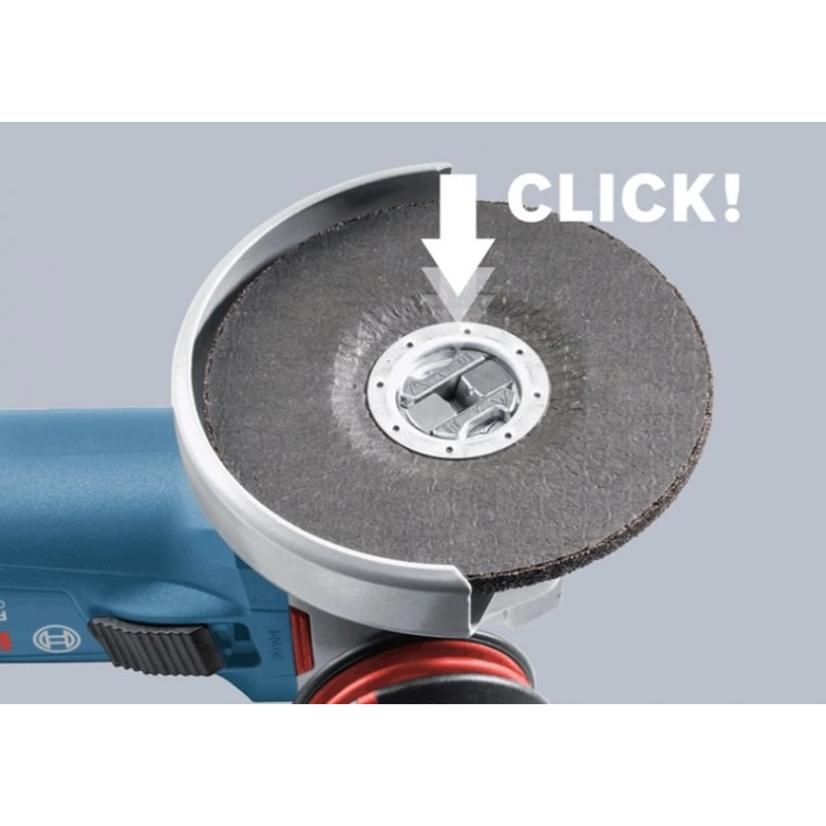 Profesionalus kampinis šlifuoklis Bosch GWX9-125 su greičio reguliavimu ir X-LOCK priedų sistema