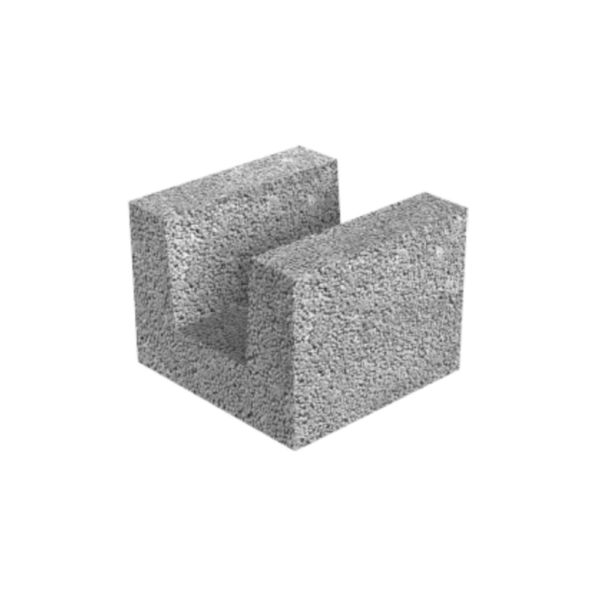 U tipo Fibo blokelis 245x250x185mm betoninio žiedo formavimui ir sąramų montavimui
