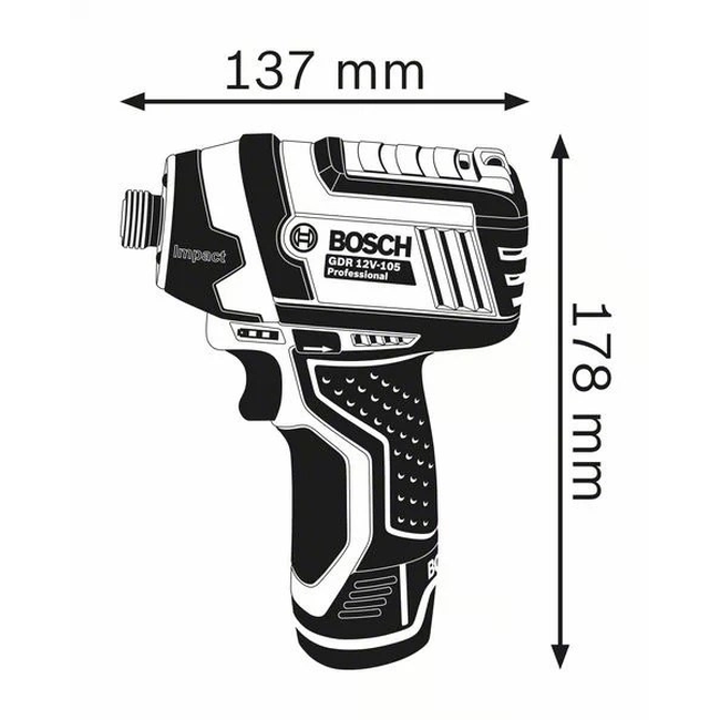 Profesionalus Bosch akumuliatorinis įrankis M4-M12 varžtų sukimui