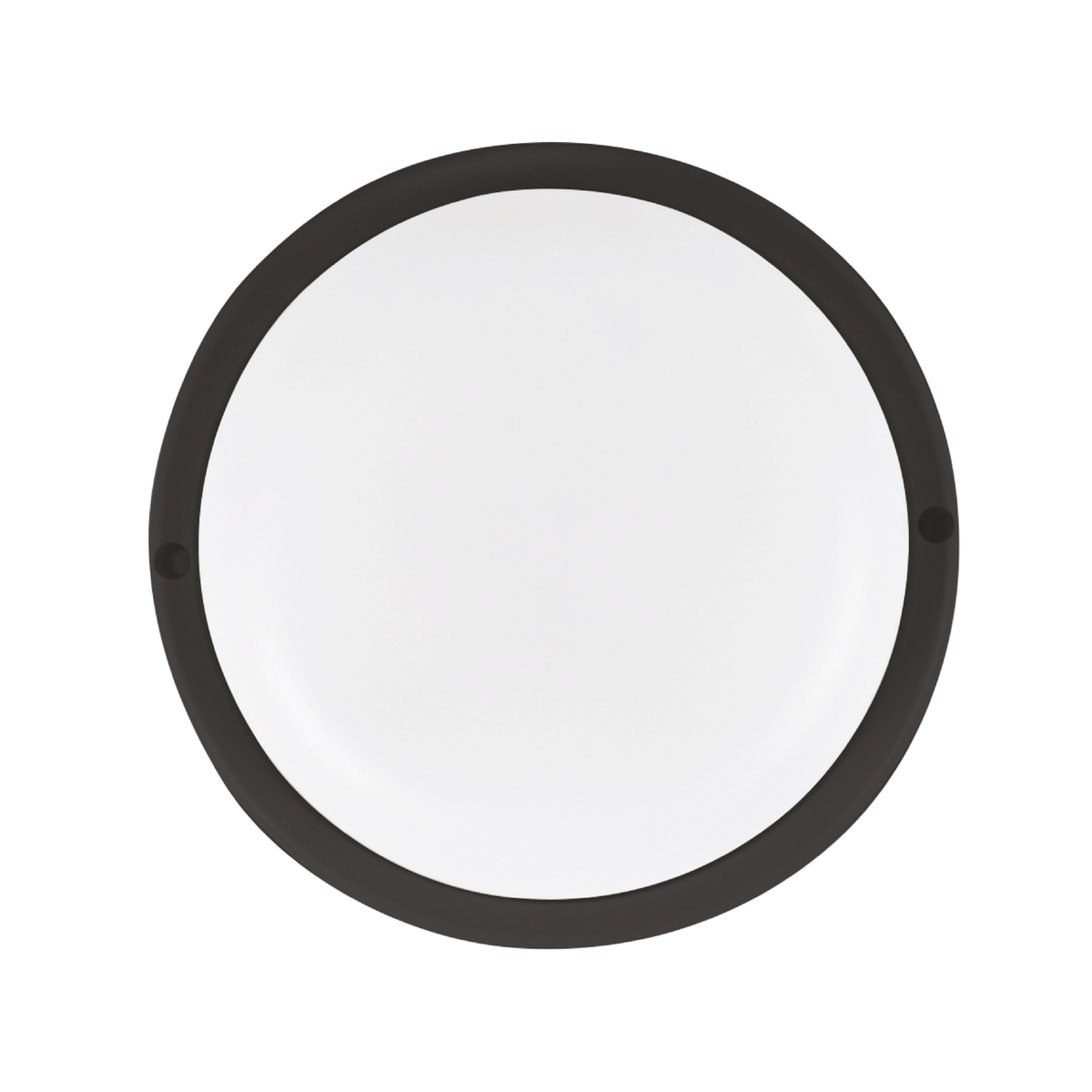 Juodas apvalus LED sieninis šviestuvas 15W IP54 SPECTOR LIGHT lauko apšvietimui