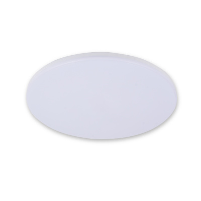 Apvalus LED lubinis šviestuvas 24W 4000K baltos spalvos minimalaus dizaino interjere
