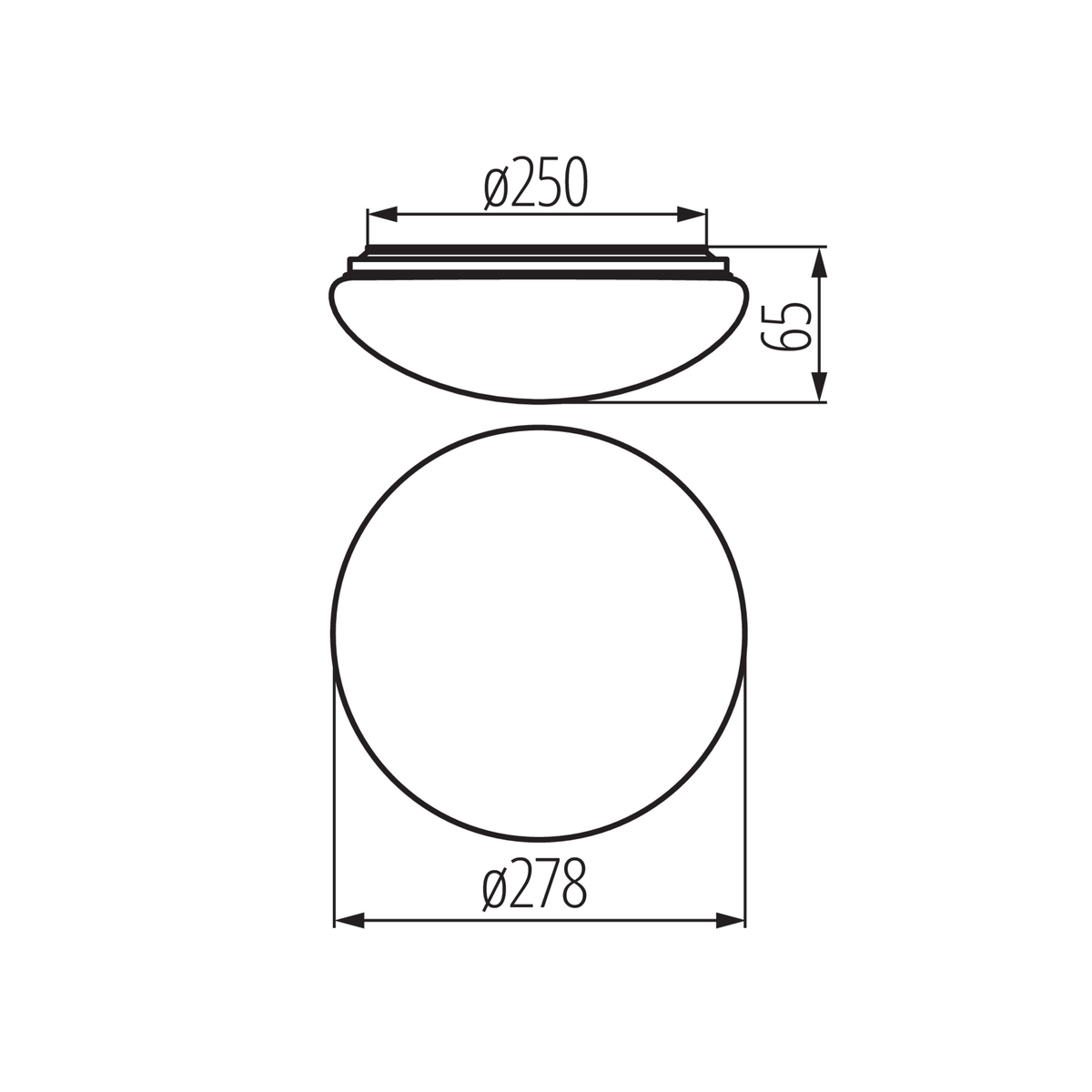 CORSO LED V2 šviestuvas minimalistinio dizaino 12W