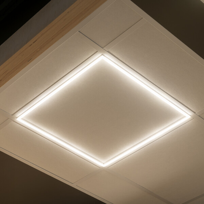 LED šviestuvas 60x60cm Armstrong luboms 3900 liumenų