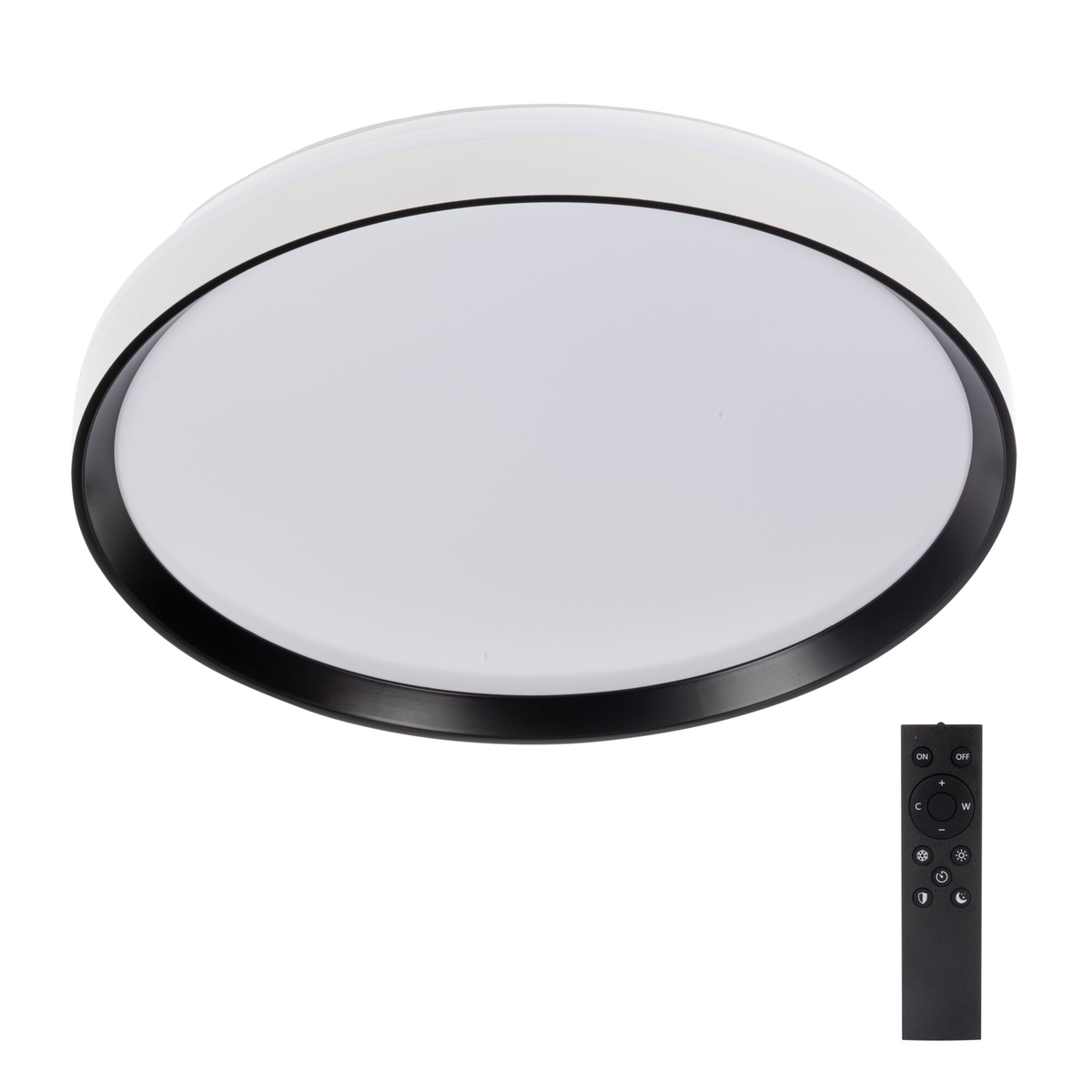 KANLUX LIXAN XL 65W LED lubinis šviestuvas su juodu apvadu