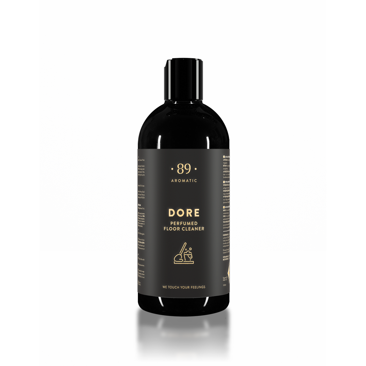 DORE Aromatic 89 parfumuotas grindų valiklis 1000ml butelyje su elegantiška etikete