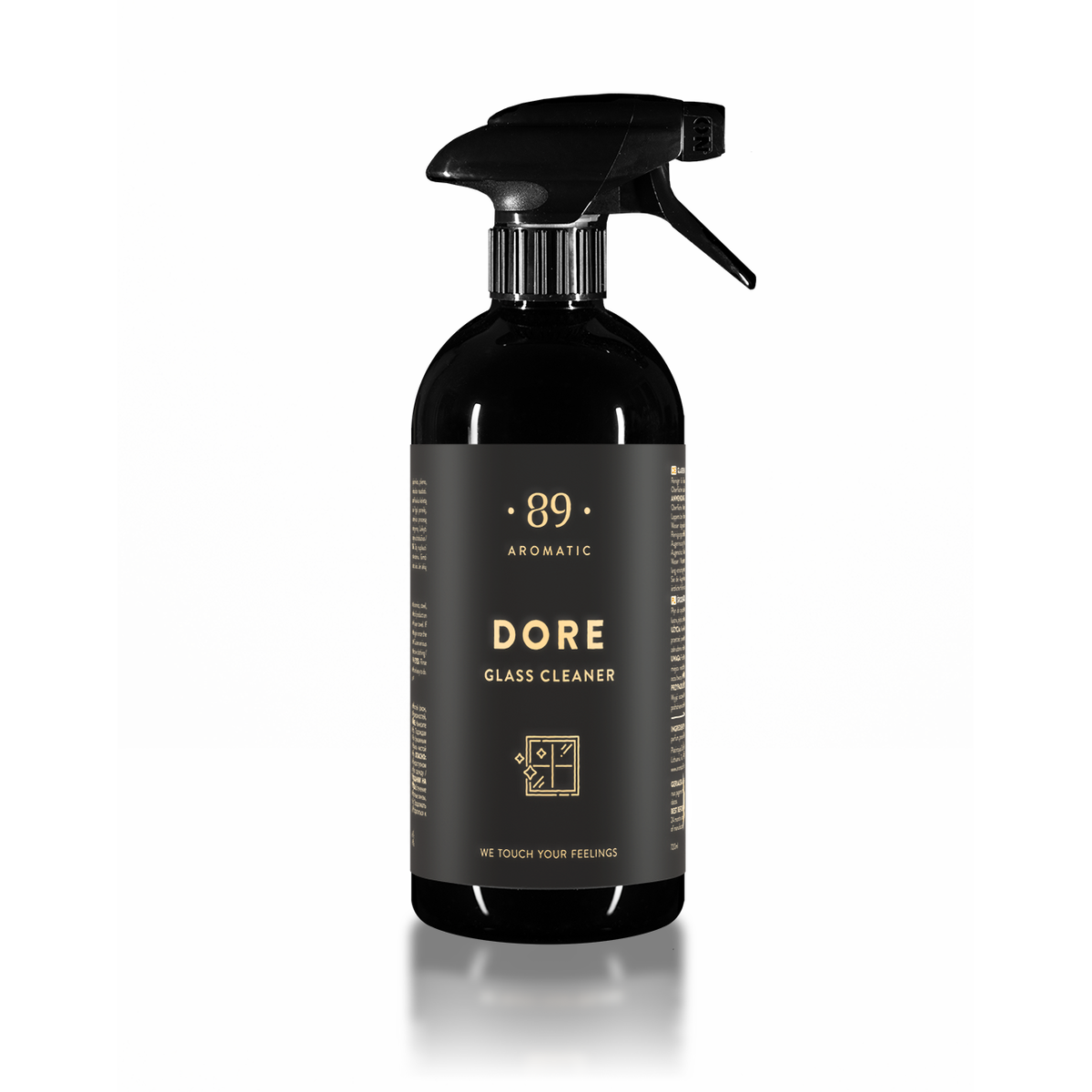 DORE Aromatic 89 parfumuotas stiklų valiklis 720ml butelyje su purškikliu