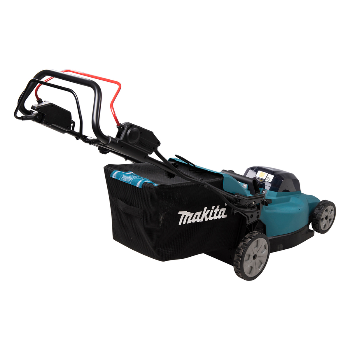 Akumuliatorinė Makita DLM481Z vejapjovė su BL1850B 5.0Ah akumuliatoriais