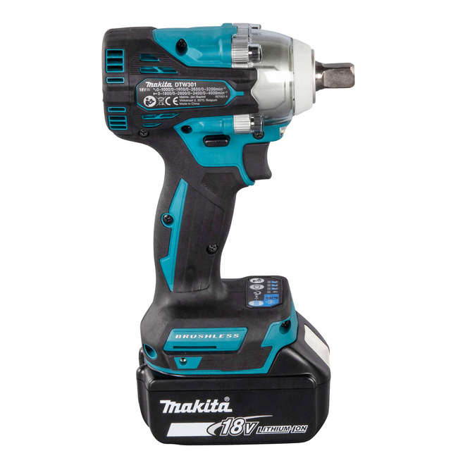 Makita DTW301Z 4 darbo režimų funkcija
