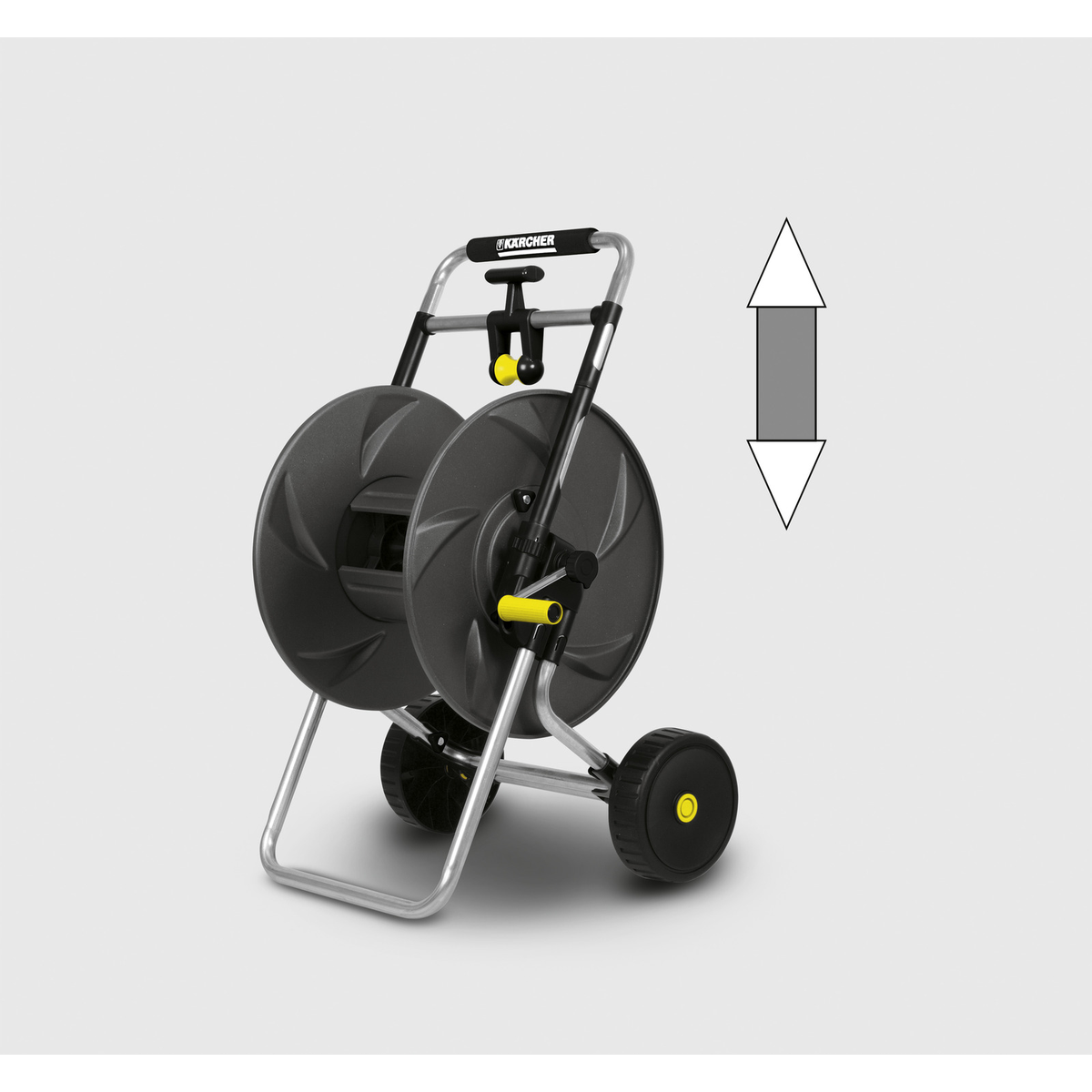 Kärcher HT 80M metalinis laistymo žarnos vėžimėlis su ergonomine rankena