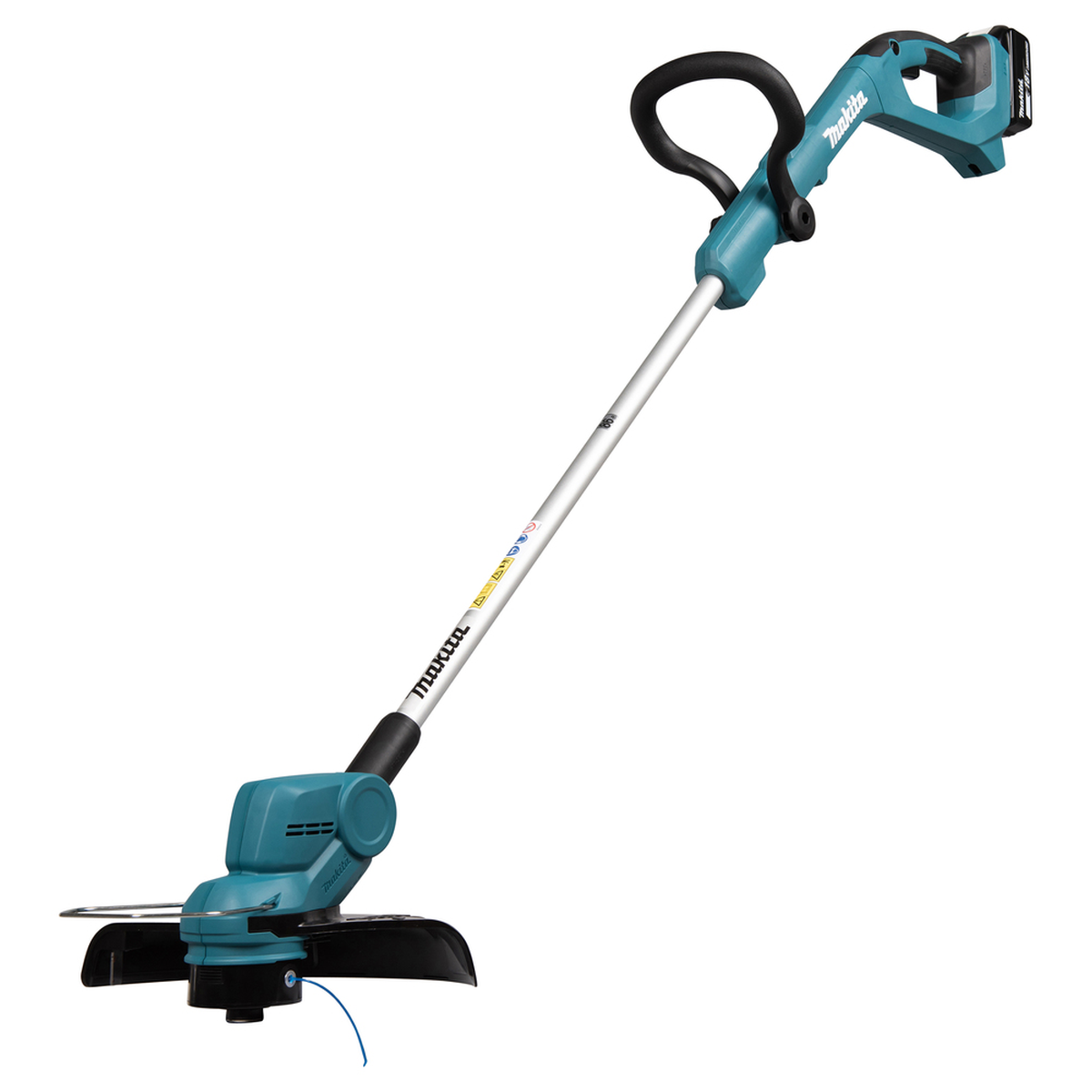 Makita 18V LXT žoliapjovės reguliuojamas teleskopinis kotas ergonomijai
